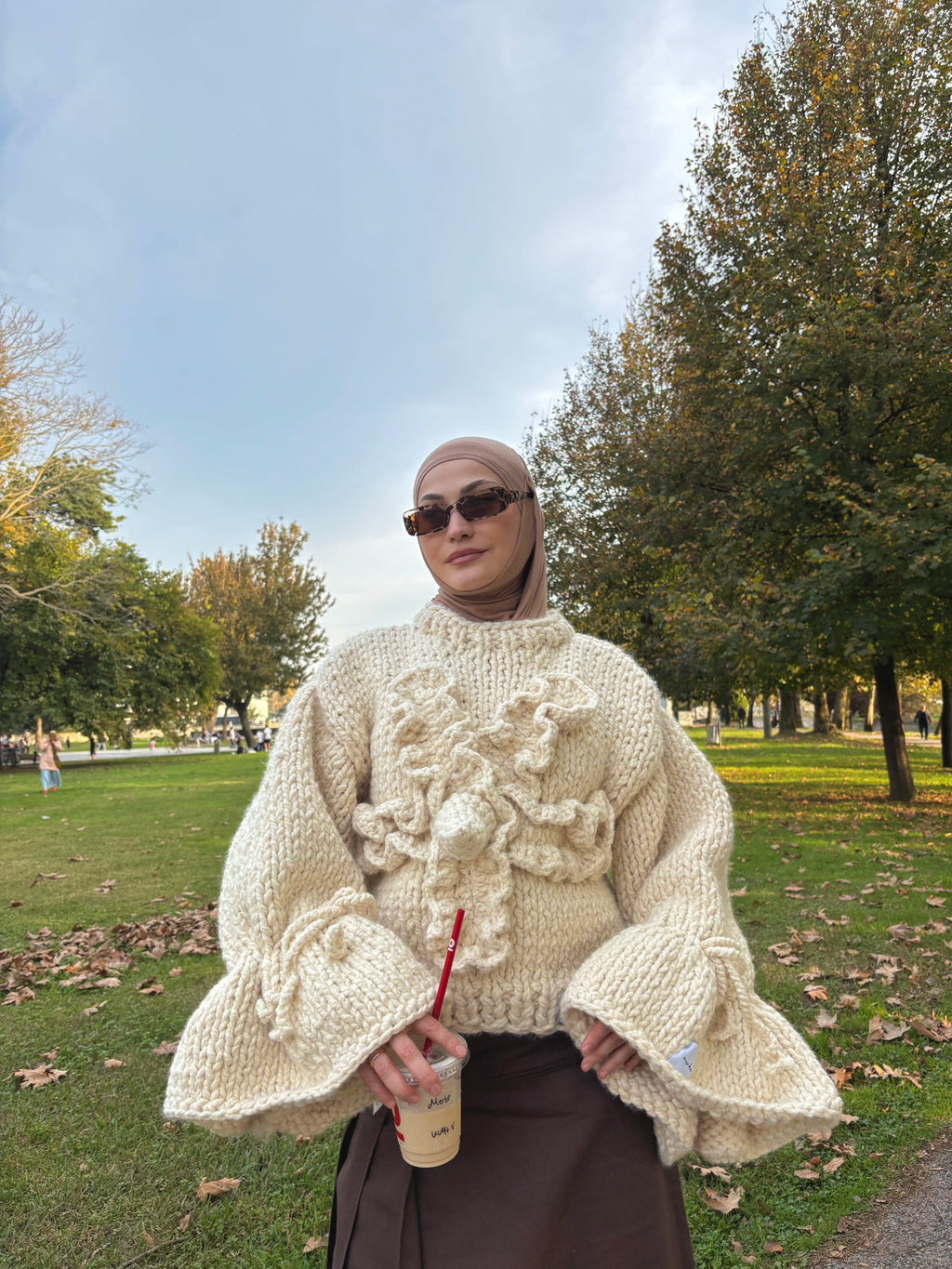 Marshmallow El Örgüsü Kazak