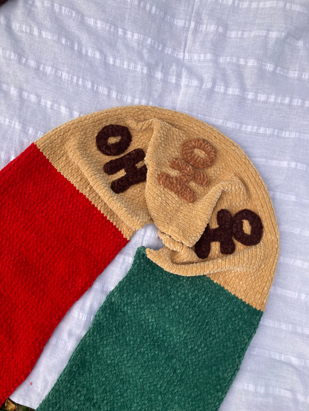 Christmas Joy El Örgüsü Atkı