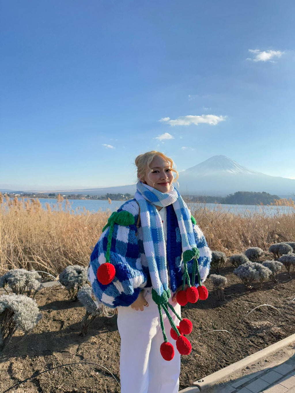 Cherry Pöti El Örgüsü Hırka