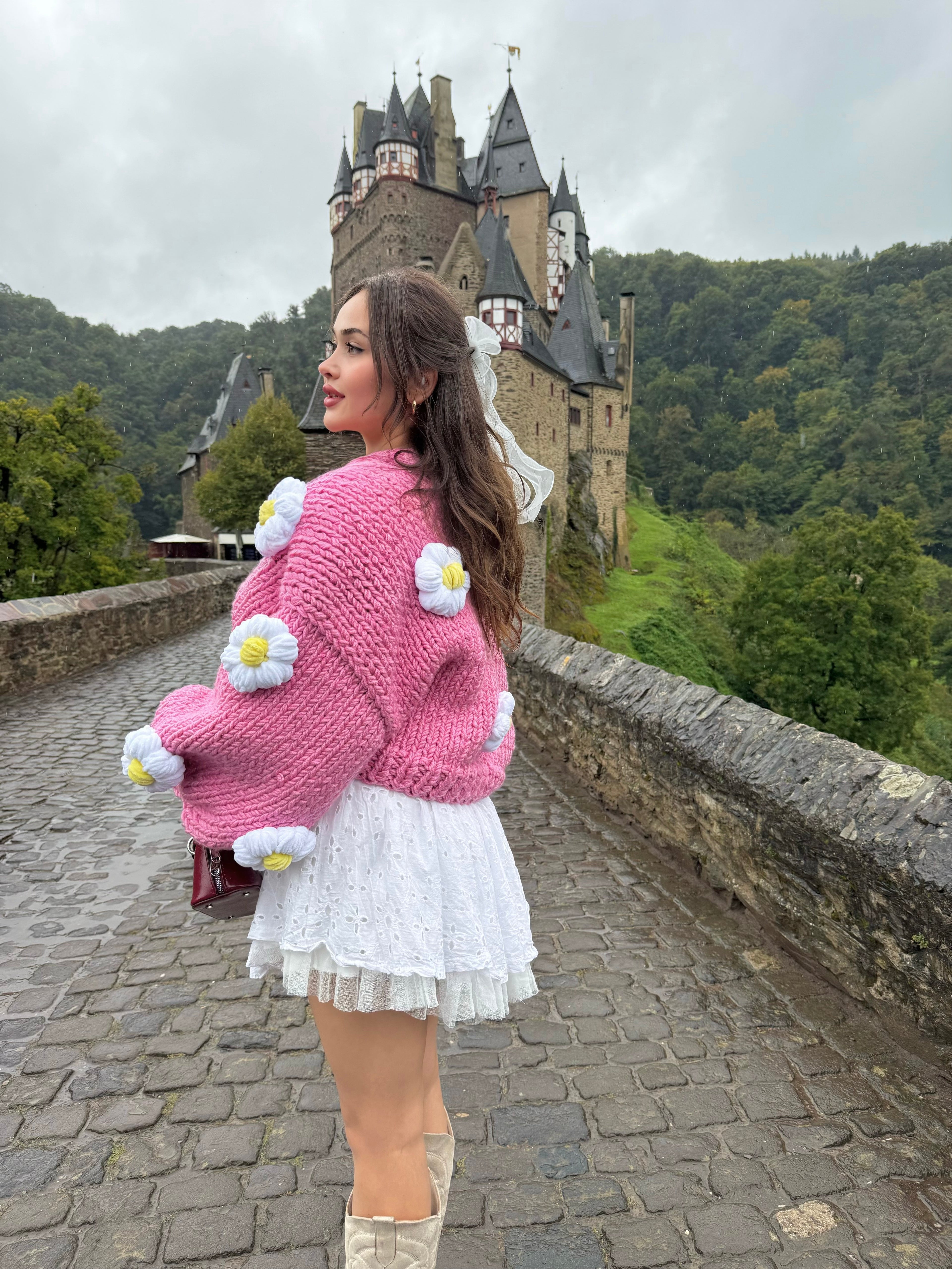 Daisy El Örgüsü Hırka