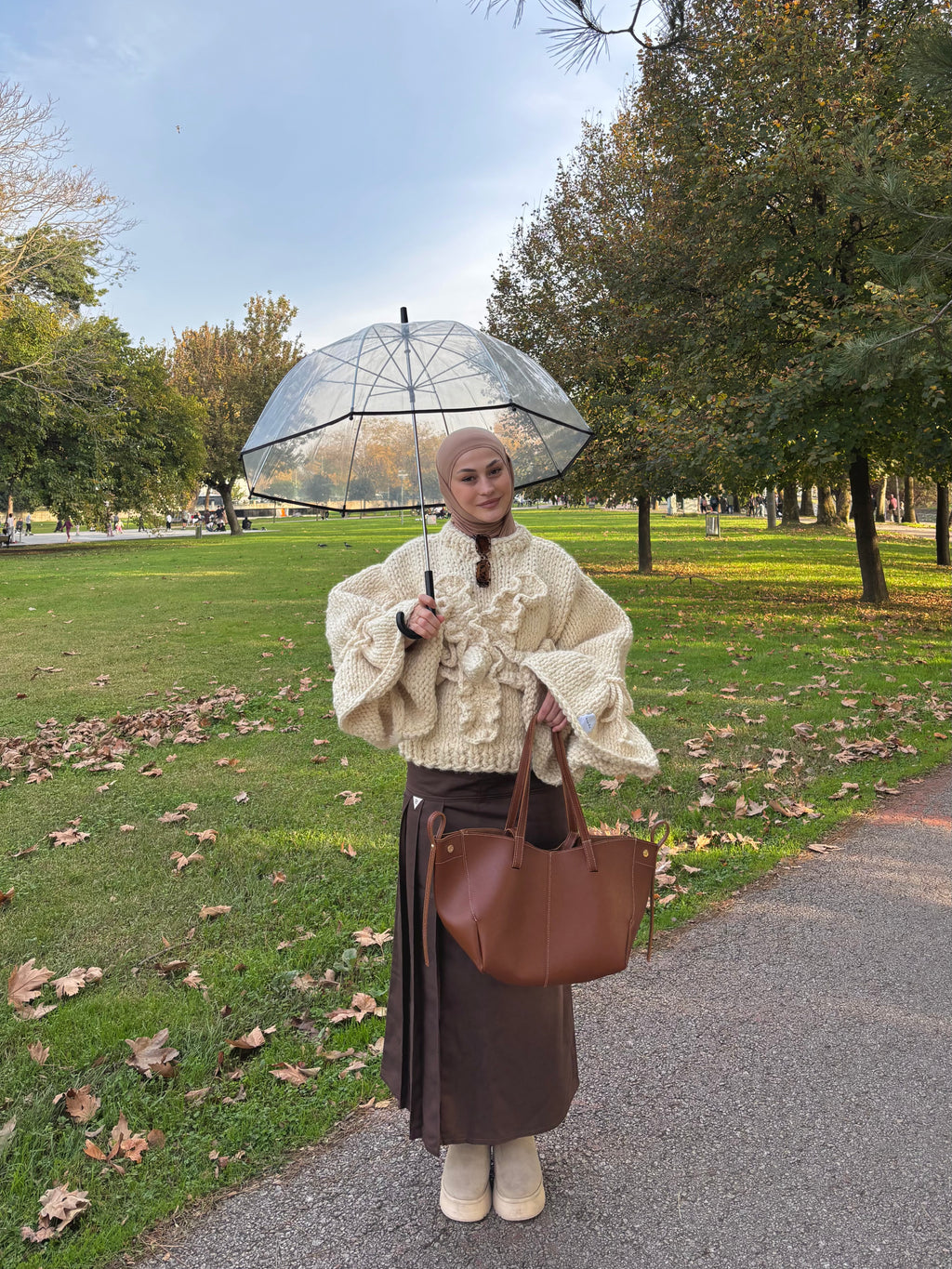 Marshmallow El Örgüsü Kazak