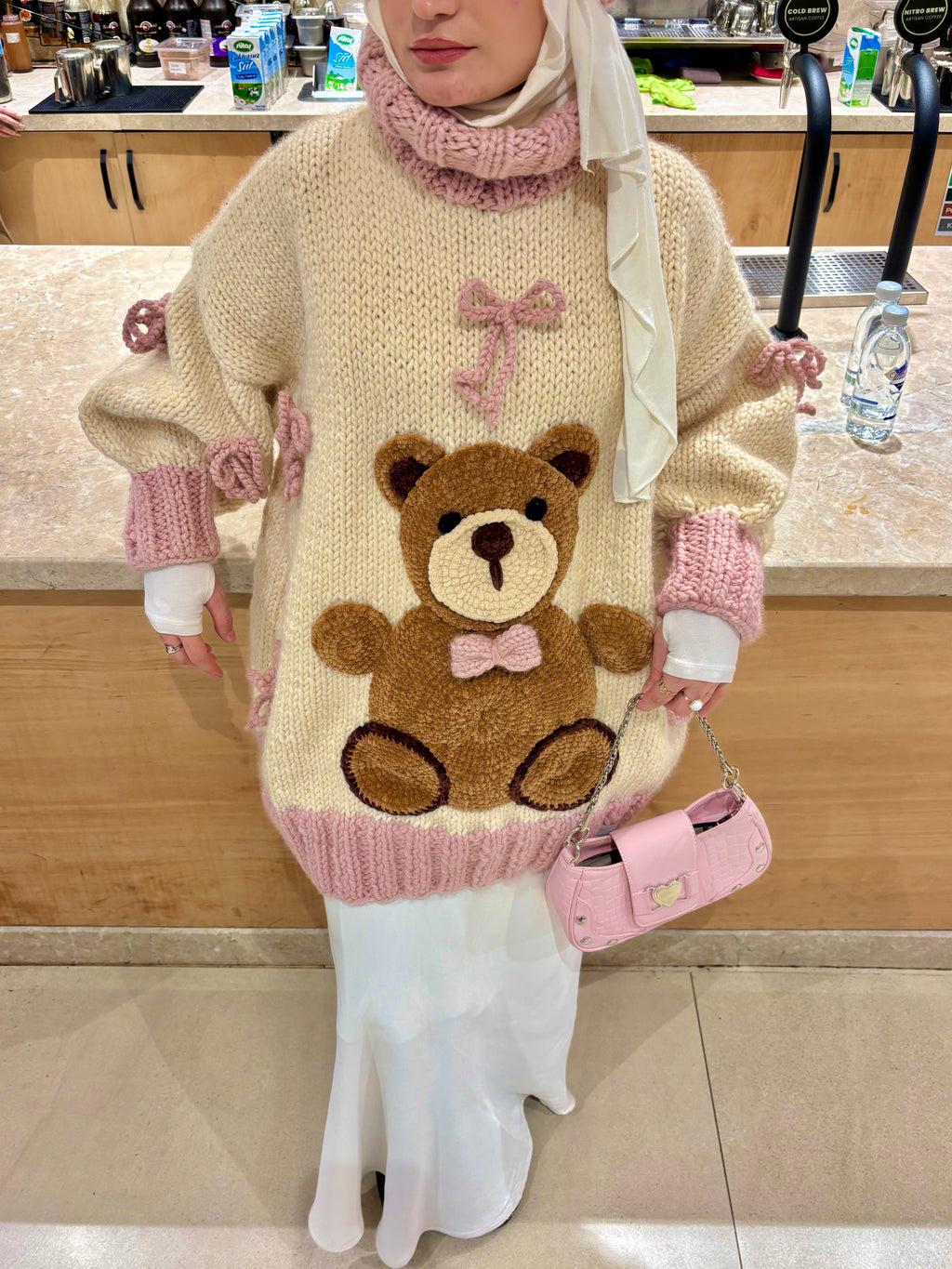 Tedy Bear El Örgüsü Kazak