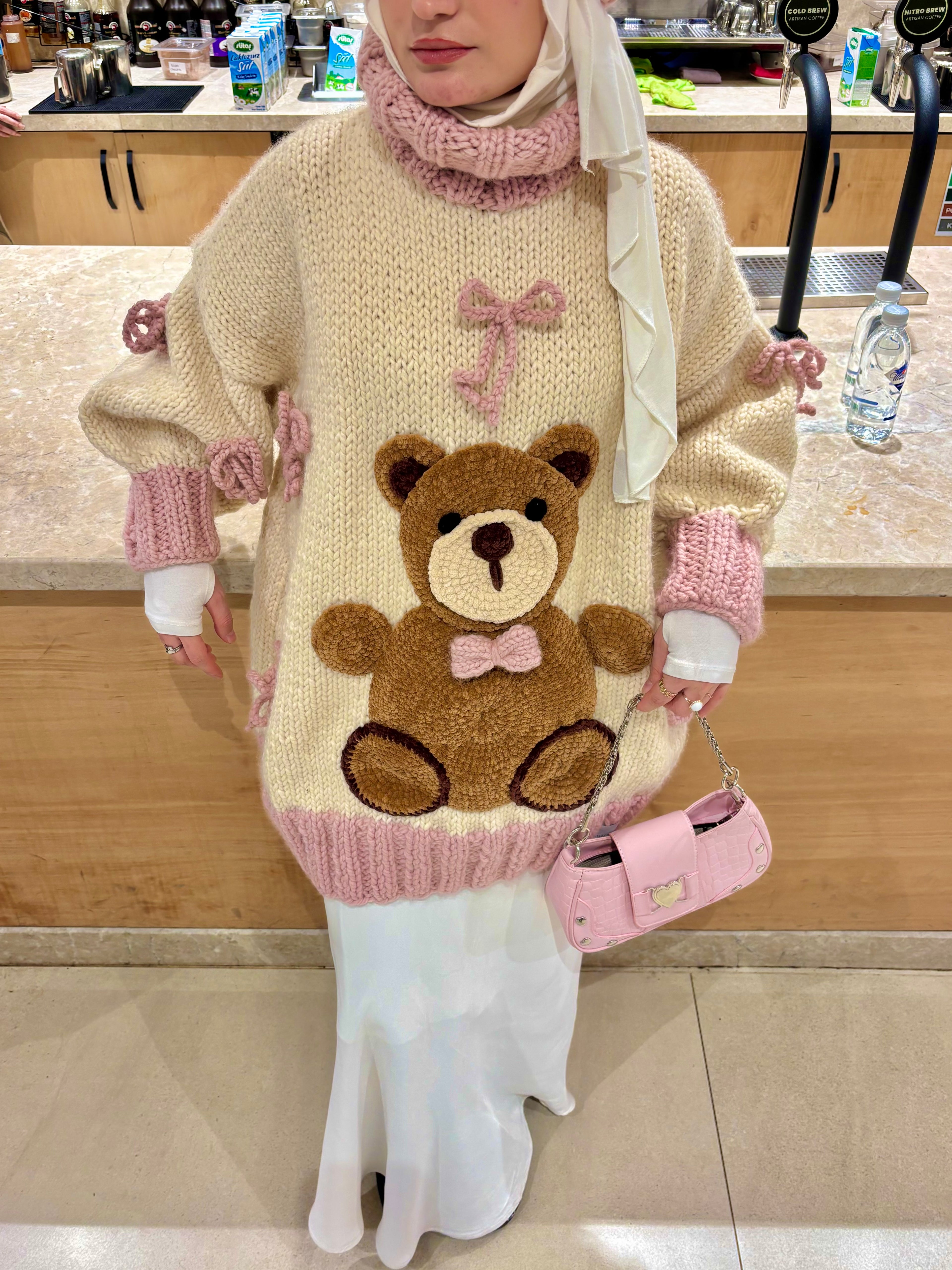 Tedy Bear El Örgüsü Kazak