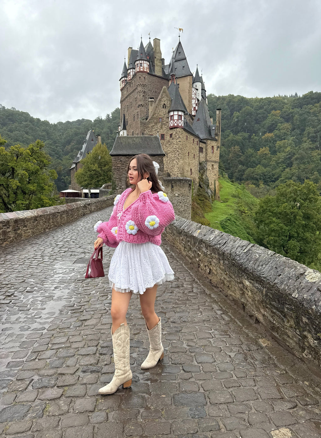 Daisy El Örgüsü Hırka