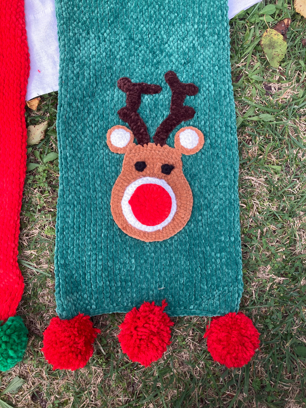 Christmas Joy El Örgüsü Atkı