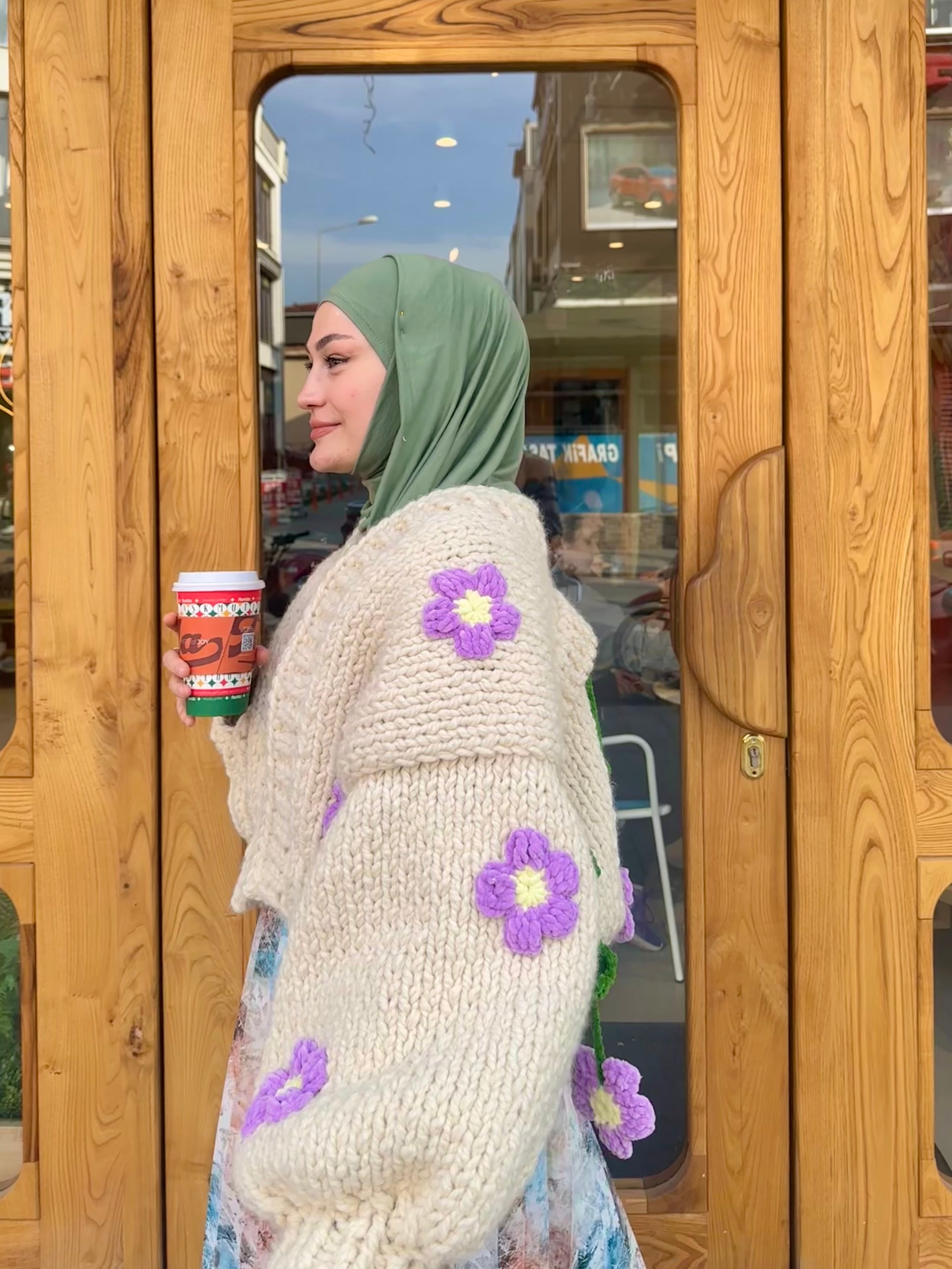 Ivy El Örgüsü Hırka