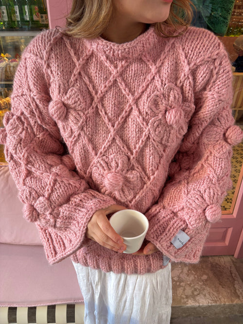 Bubble Bloom El Örgüsü Kazak