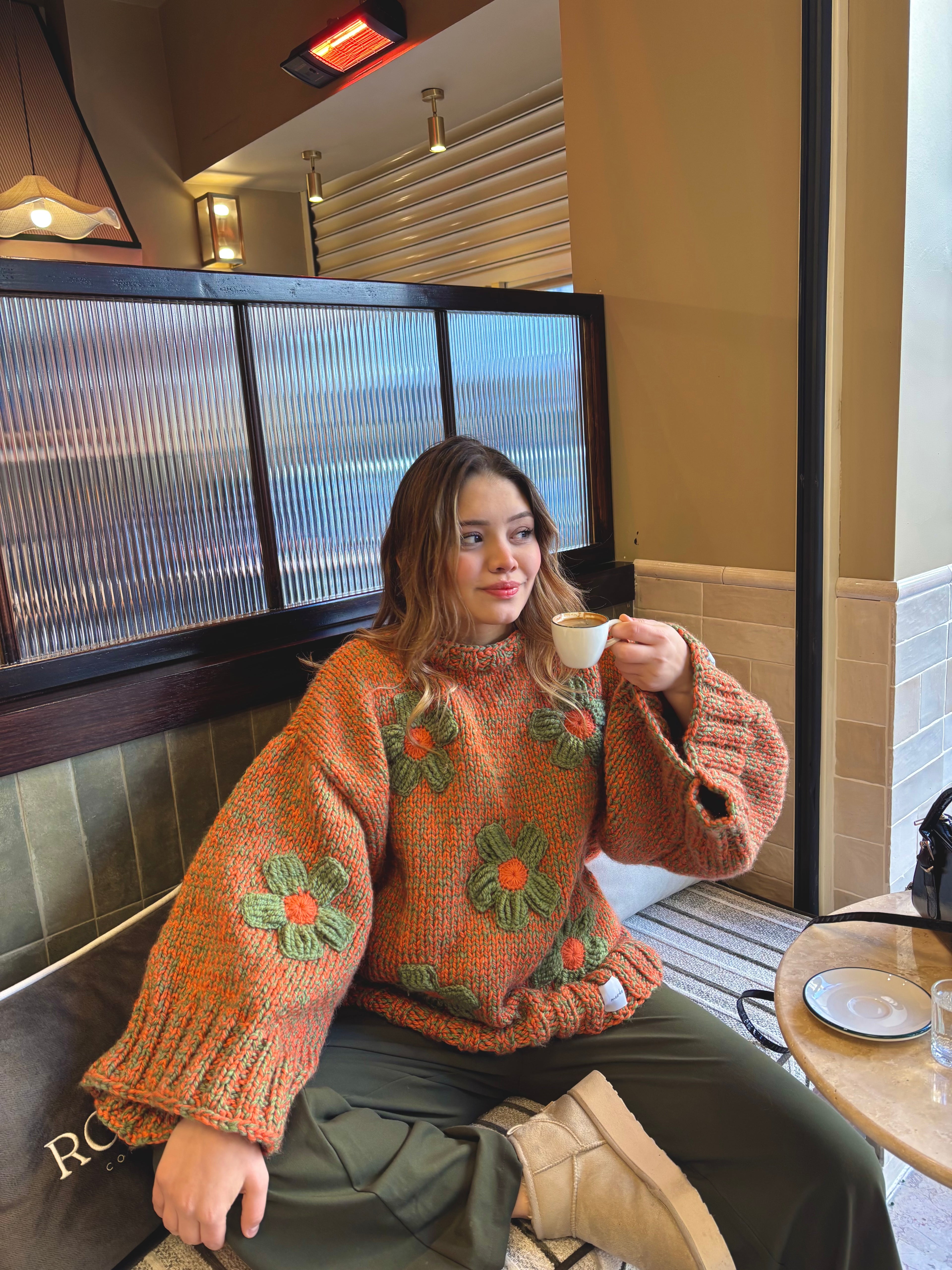 Bloomy El Örgüsü Kazak