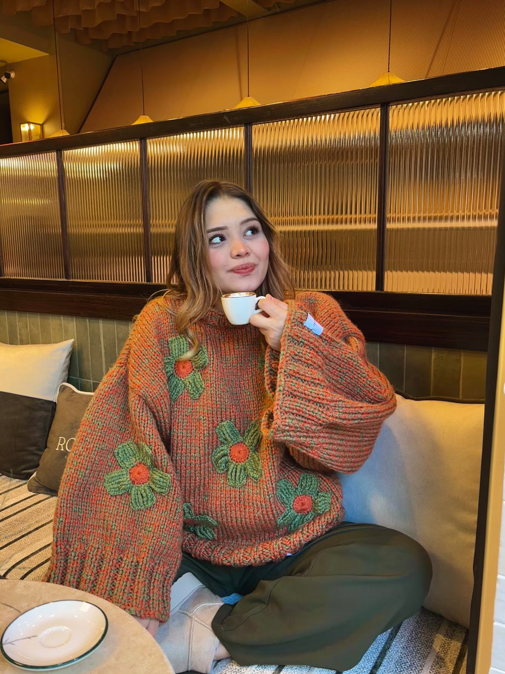 Bloomy El Örgüsü Kazak