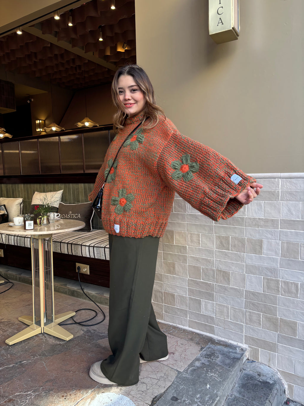 Bloomy El Örgüsü Kazak