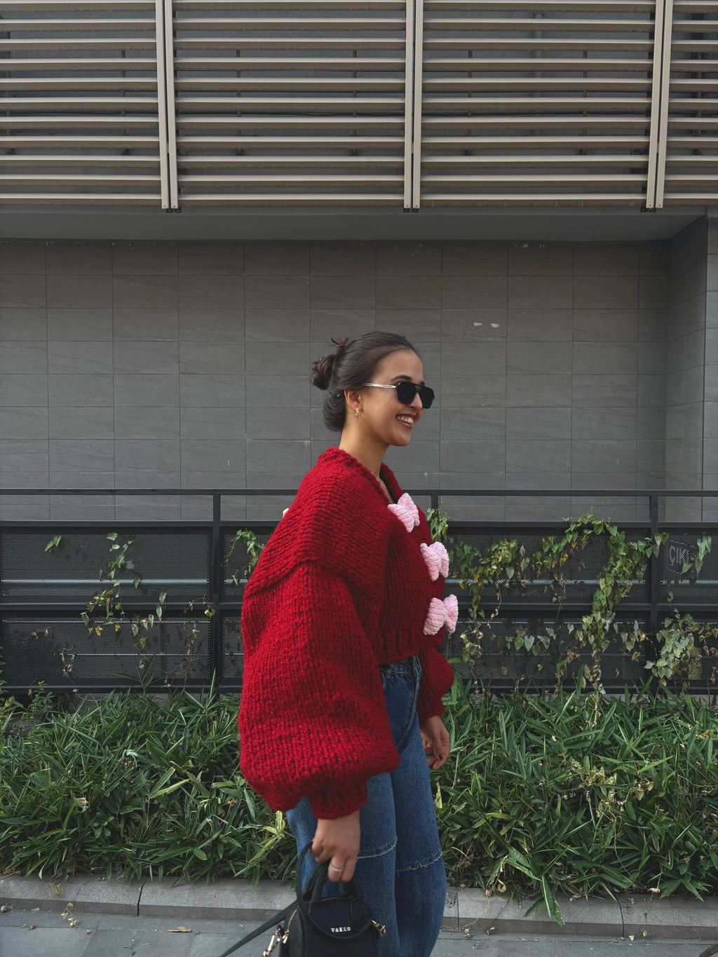 Ribbon El Örgüsü Hırka