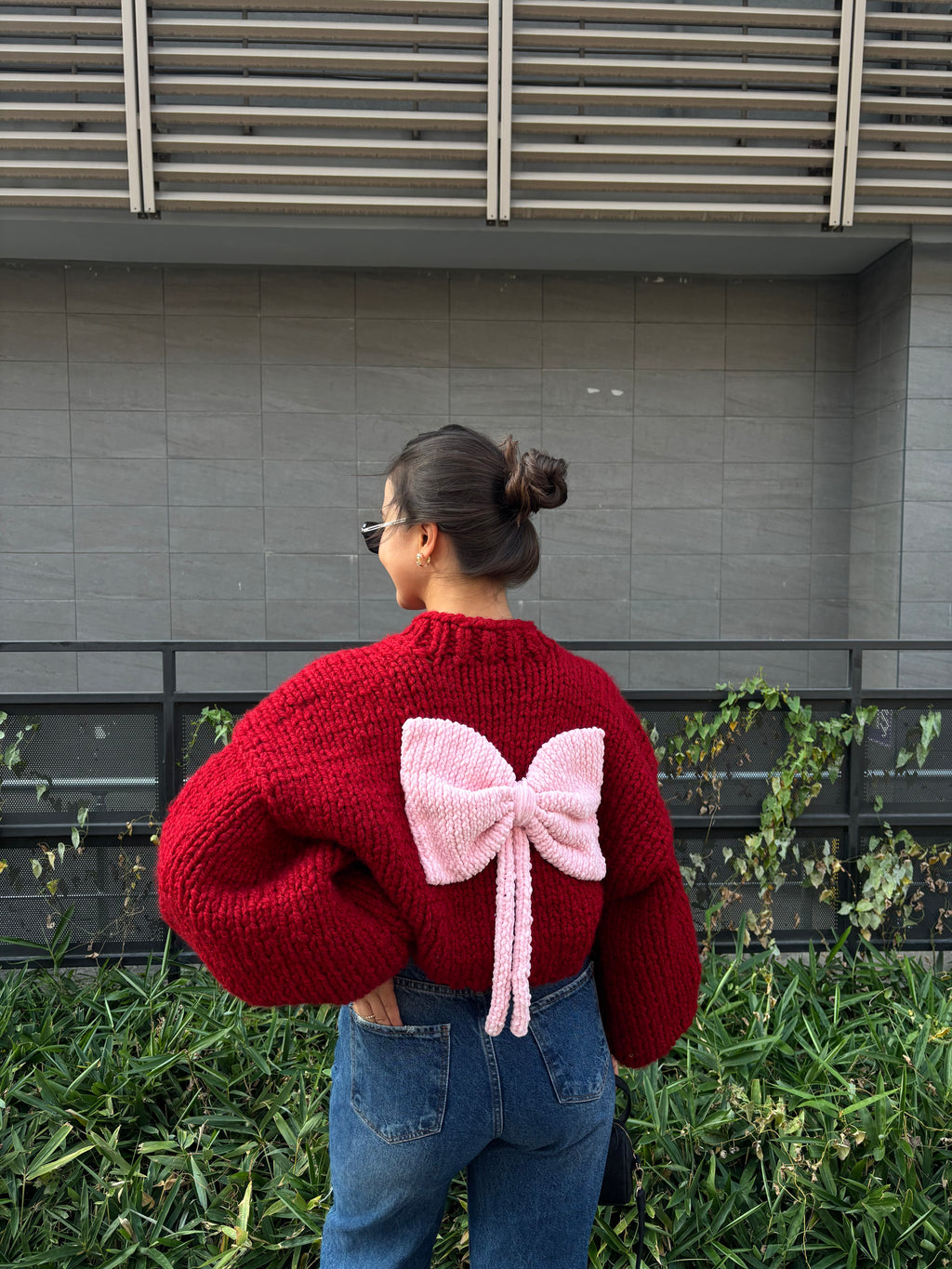 Ribbon El Örgüsü Hırka