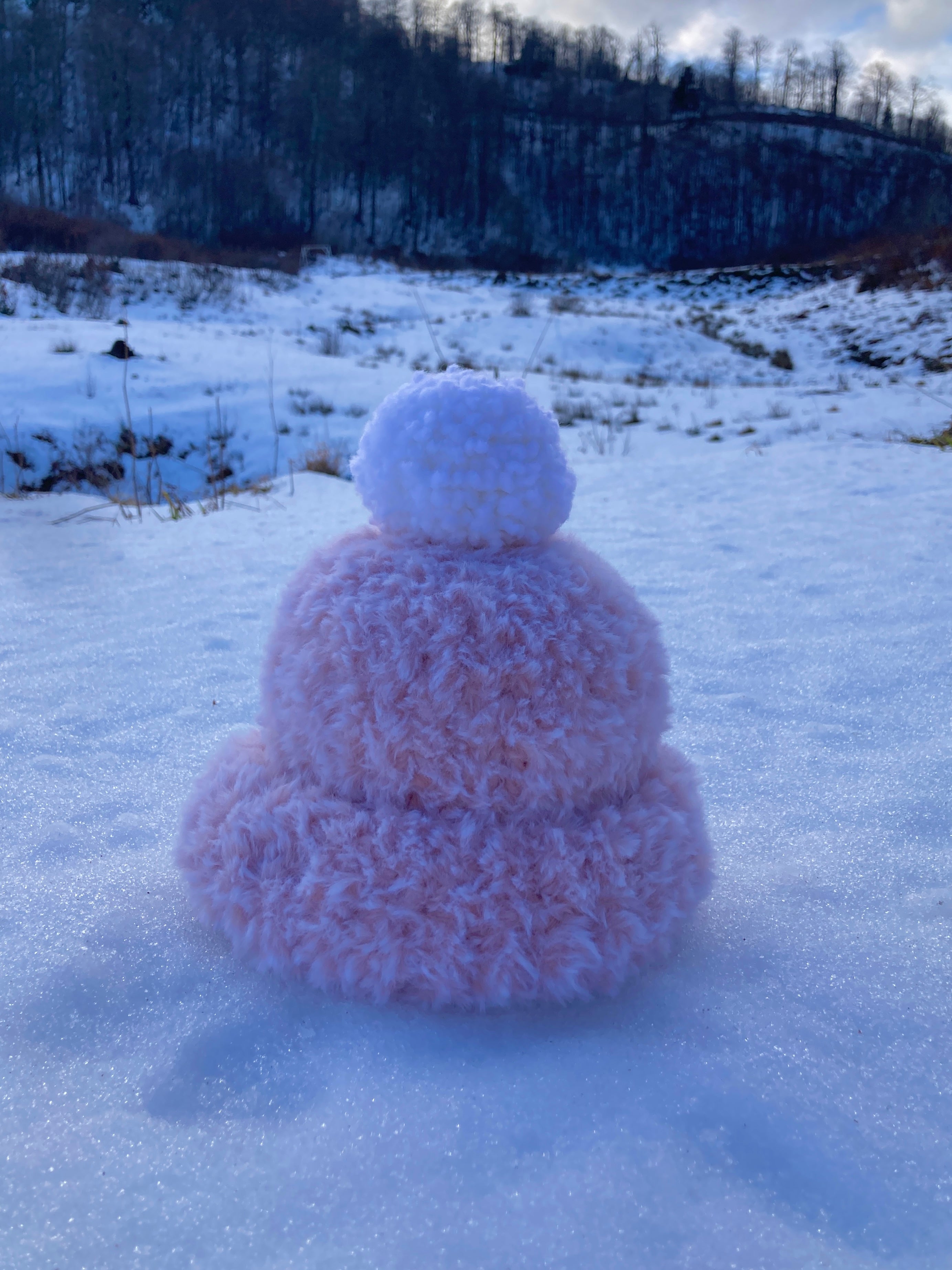 Rabbit El Örgüsü Atkı + Bere